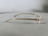 a close up of a pair of glasses on a table