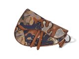an image of a saddle bag with a horse pattern on it