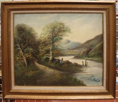 une photo d'un tableau accroché au mur d'un magasin