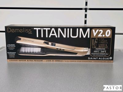 Lisseur Demoils Titanium V20, neuf, dans sa boîte d'origine