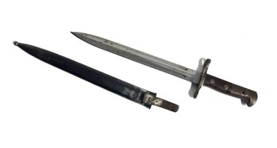two different types of knives on a white background