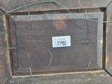 a picture of a wooden box with a label on it
