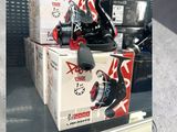 a box of fishing reels on display in a store
