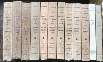 Rare Ensemble de 12 volumes Semaines Sociales de France