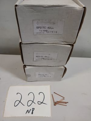 Lot de 3 boîtes de pointes tête homme SP2-TC, 42 mm, finitio…