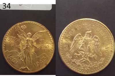 deux images d'une pièce d'or sur laquelle figure un ange au recto et un ange au verso