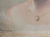 portrait of a woman with a pearl necklace and a pearl necklace
