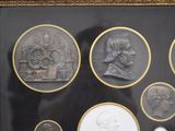 a picture of a picture of a collection of coins