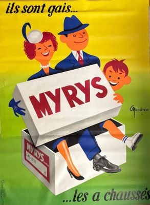 Georges Nikolitch (1922-) - Ils sont gais, Myrys les a chaus… - Photo 1