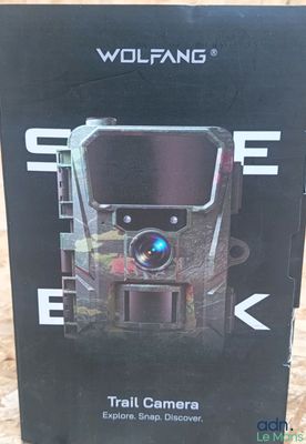 wolf fang trail camera in the box