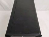 an image of a black computer case on a white surface
