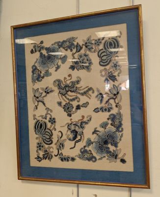 a picture of a picture hanging on a wall in a room