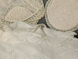 two pieces of clothing that are sitting on a table