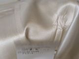 a close up of a piece of fabric with a label on it