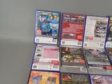 a lot of video games on the table together