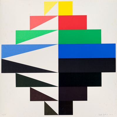 une image représentant un tableau où l'on voit une croix composée de carrés