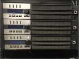 a picture of a rack with many different types of electronic equipment