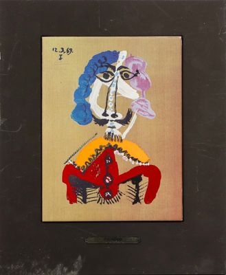 Pablo PICASSO (1881-1973), d’après - Le courtisan - 1969.