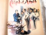a picture of a book with a picture of a man in a hospital