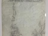 an image of a piece of paper with a drawing of a man on a horse