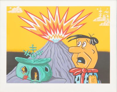 Kenny Scharf - Flintstones, 1998