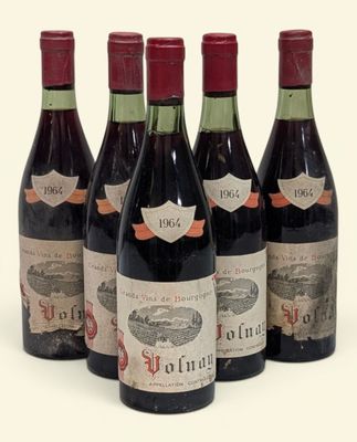 six bouteilles de vin sont alignées sur une surface blanche