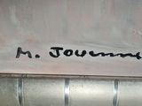 a graffiti on the side of a building that says m jovena