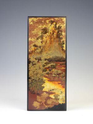 une image d'une peinture sur un mur