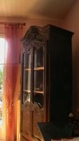 Bibliothèque normande en chêne sculptée de feuillages ouvran… (photo 4)