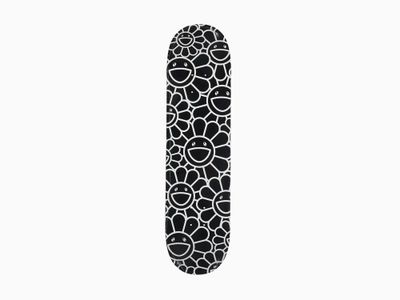 Takashi Murakami (Né en 1962) Art Board FLOWER BLACK, 2017