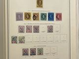 an open book with a bunch of different stamps on it