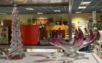 Lot comprenant : centre de table cristal Bayel, Coupe Daum F… (photo 2)