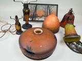 a picture of a table with a lot of things on it