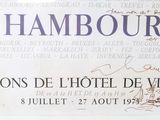 a sign that says a hamburg salons de lhotiede ville