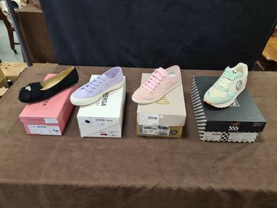Lot de 4 paires de chaussures femme de marques ALMA EN PENA,…