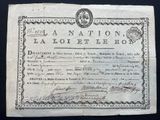 an old document with a black and white image of a man ' s name