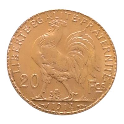 l'image d'une pièce d'or ornée d'un coq