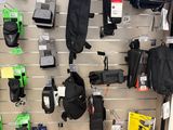 many different items on the wall in the store