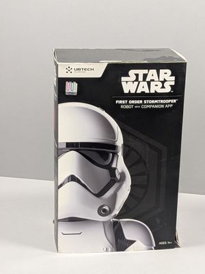 Casque électronique de stormtrooper du Premier Ordre de Star Wars