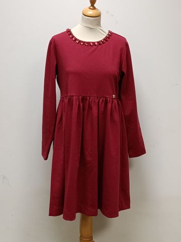 TWIN SET. Robe Bordeaux T 44. Neuve