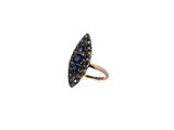 a close up of a ring on a white background