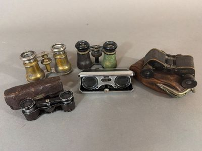 Ensemble de 5 paires de jumelles de théâtre ou d’opéra compr…