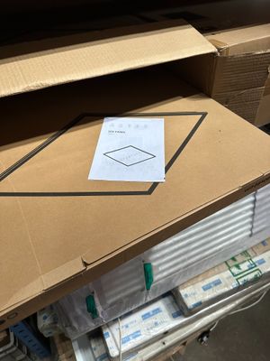 a cardboard box that has a picture of a diamond on it