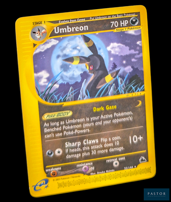 une carte sur laquelle figure l'image d'un personnage de Pokémon