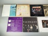 a lot of records on the table together