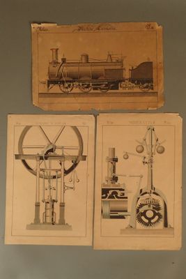 MILAN. Machine Locomotive Pl. 117, le 30 juillet 1898 - Mach…