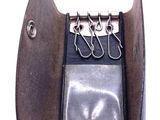 a wallet that has a bunch of hooks in it