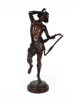 Auguste Joseph CARRIER d'après, Joueur de mandoline