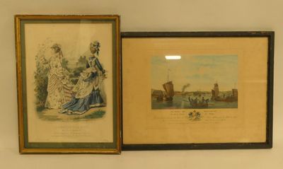 deux tableaux encadrés accrochés au mur d'une pièce