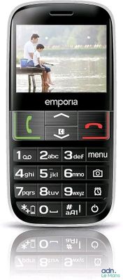 une photo d'un téléphone portable avec une image à l'écran